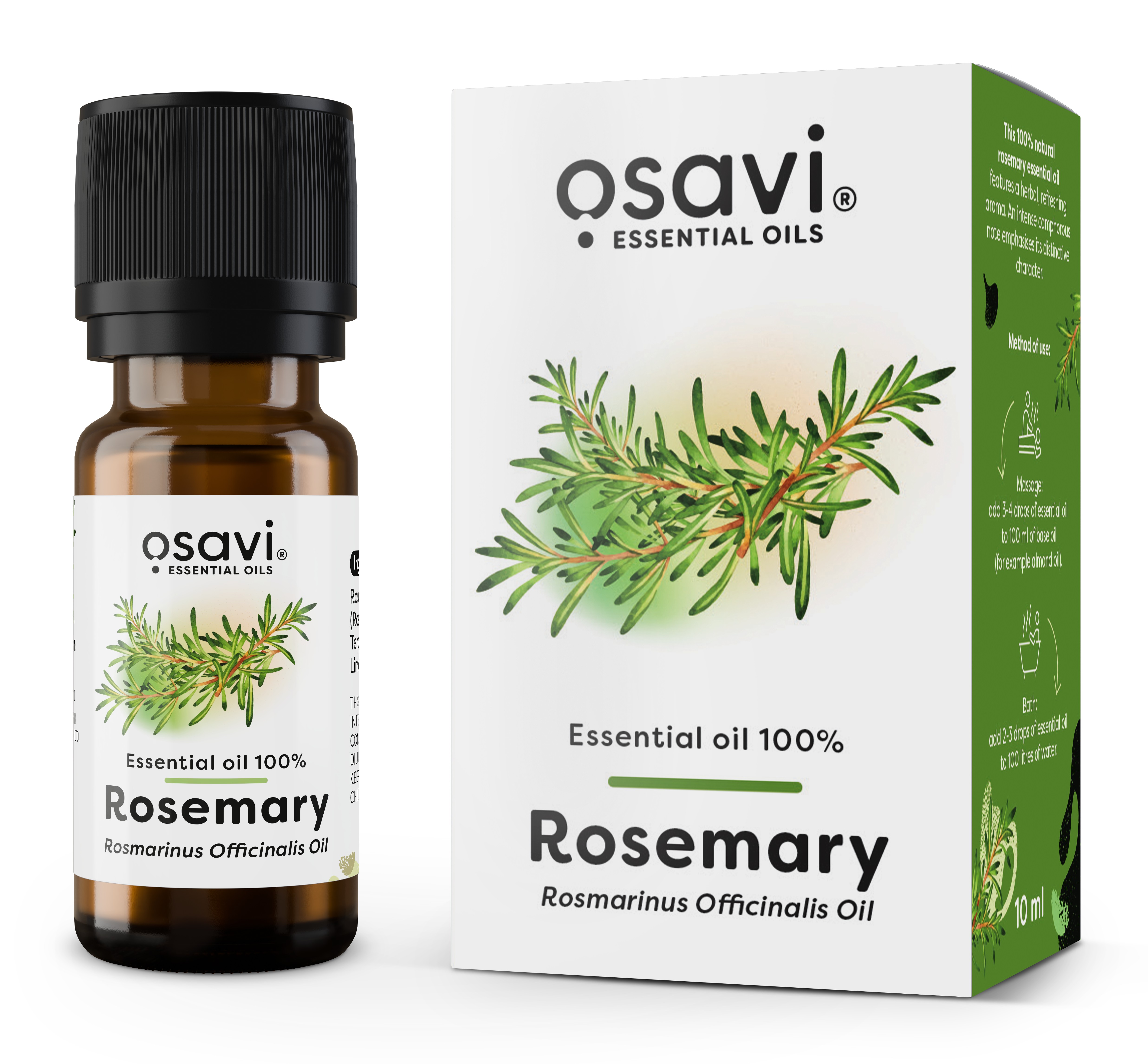 Essential Oil 100%, Rosemary - 10 ml.