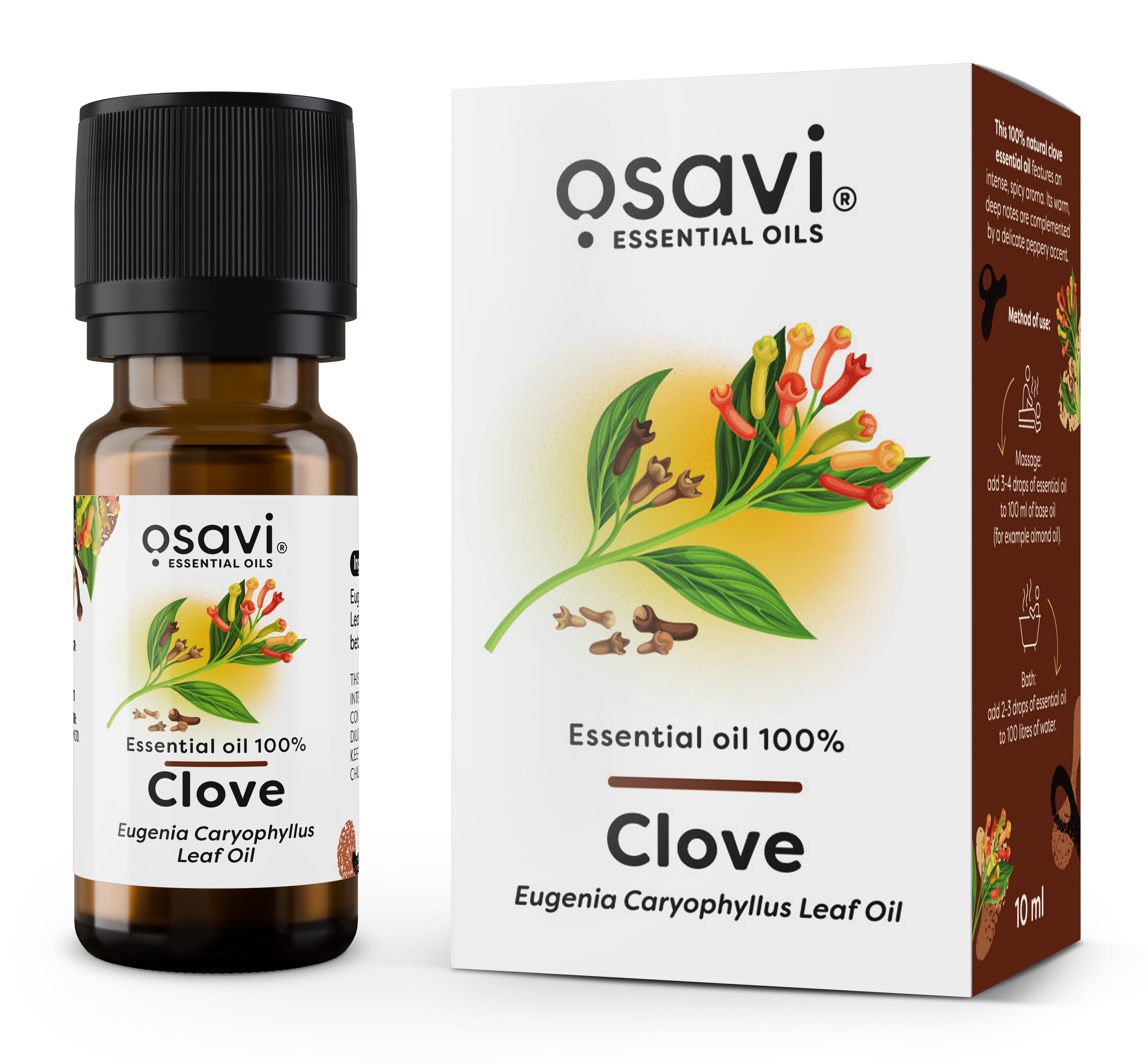 Essential Oil 100%, Clove - 10 ml.