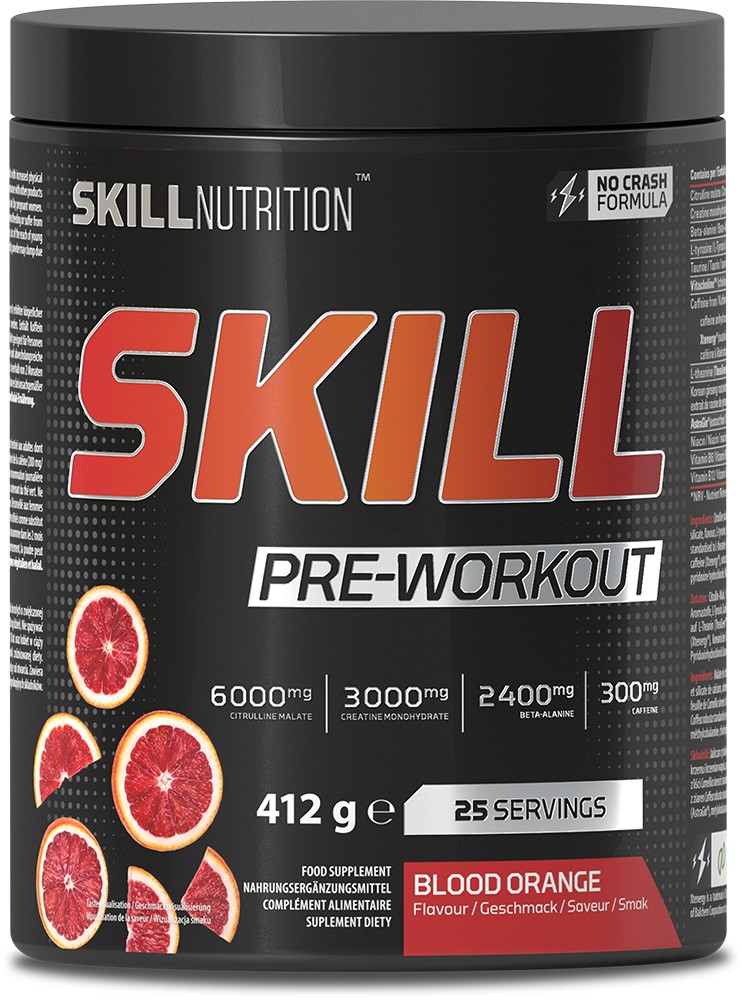 Skill Pre-Workout, Blood Orange - 412g