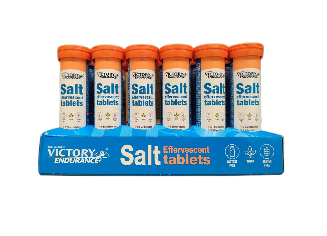 Joe Weider Victory Endurance Salt, Peach Passion Fruit - 12 x 15 effervescent tablets