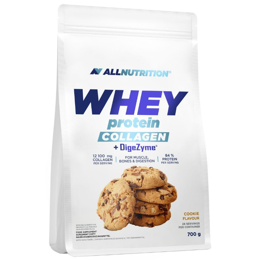 Whey Protein Collagen + DigeZyme, Cookie - 700g