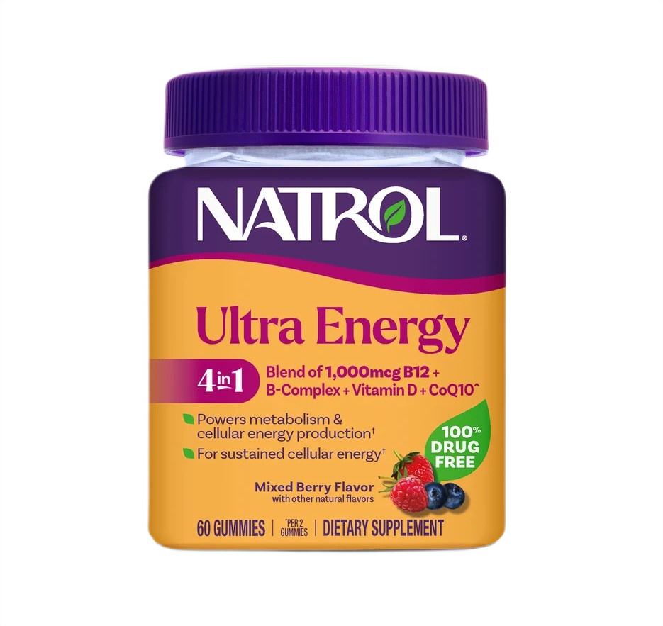 Ultra Energy 4 in 1, Mixed Berry - 60 gummies