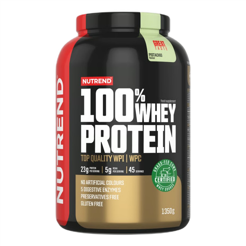 100% Whey Protein, Pistachio - 1350g