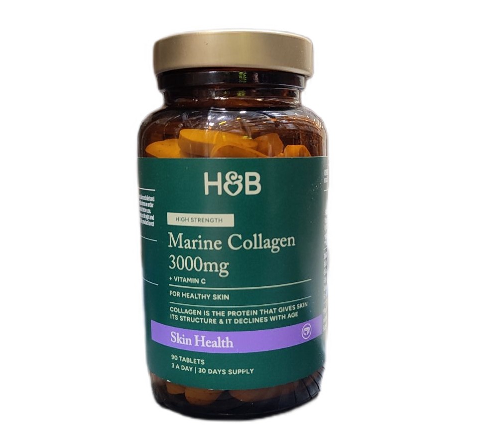 Marine Collagen with Vitamin C, 3000mg - 90 tabs