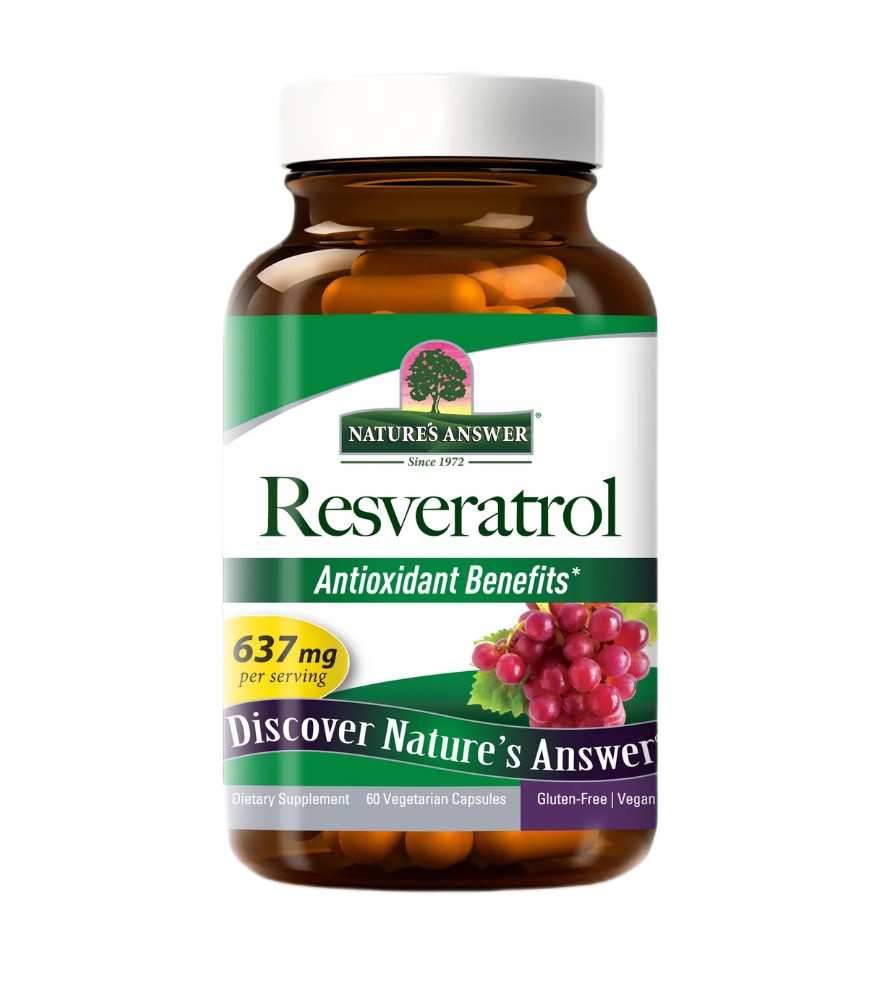 Resveratrol, 637mg - 60 vcaps