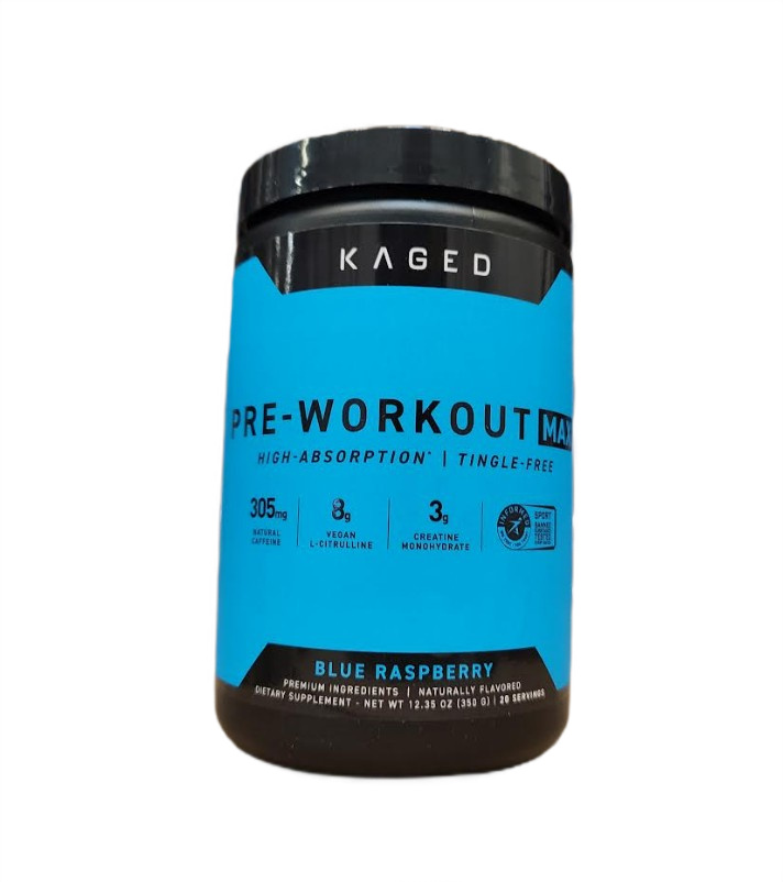 Pre-Workout Max, Blue Raspberry - 350g
