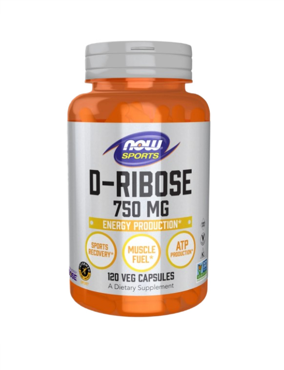 D-Ribose, 750mg - 120 vcaps