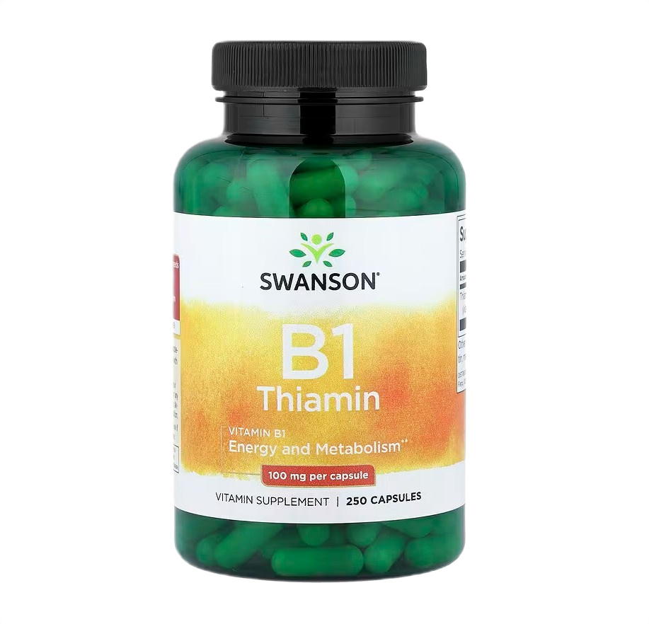 Vitamin B-1 (Thiamin), 100mg - 250 caps